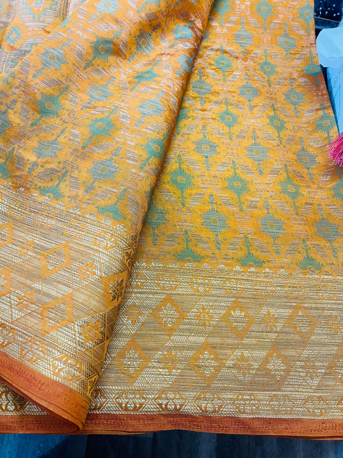 Beautiful designer silk saree