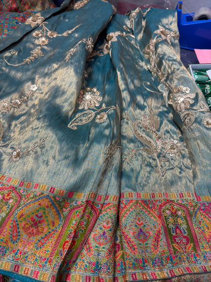 Beautiful designer pure silk saree