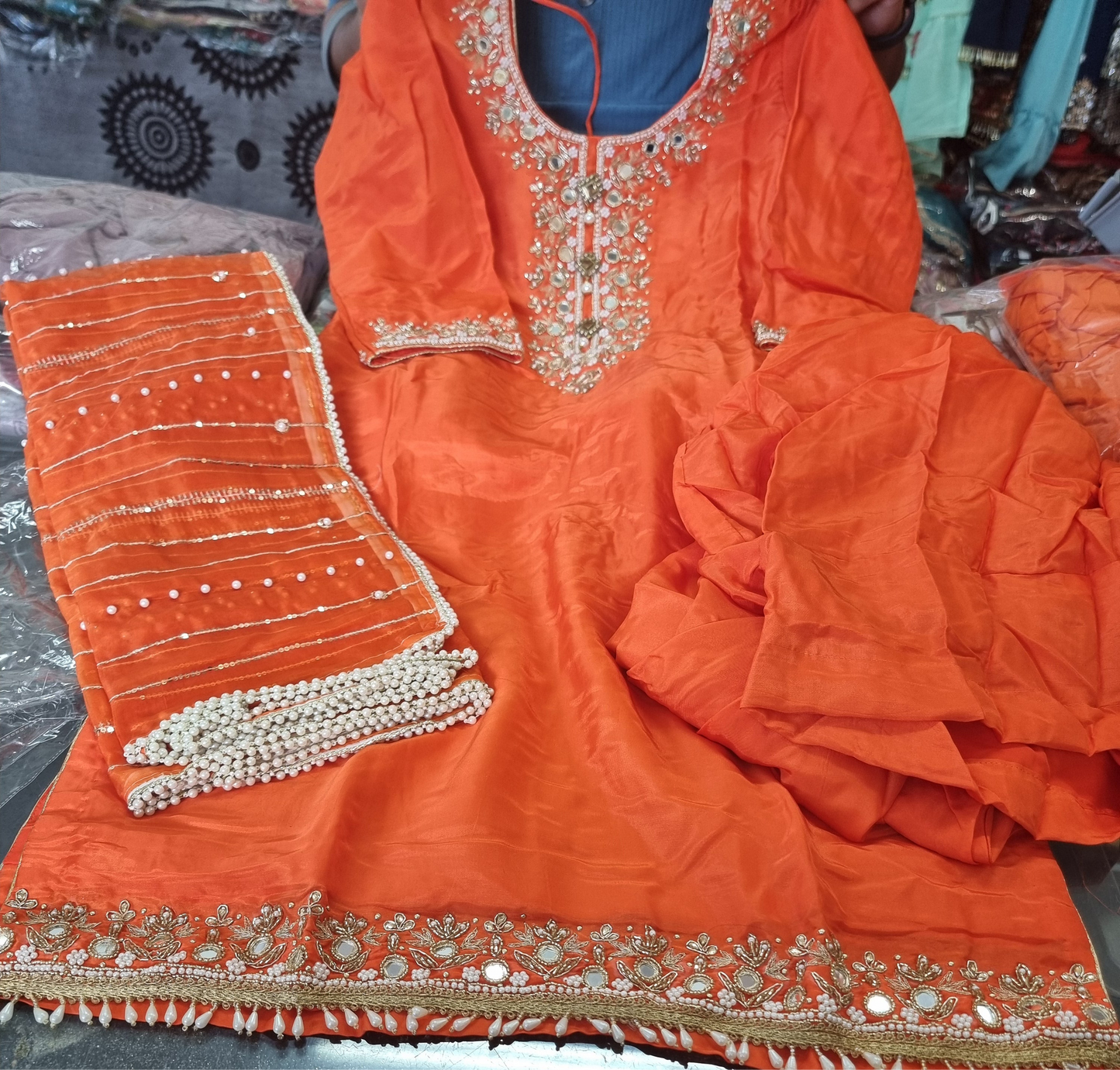Beautiful designer punjabi patiala suit