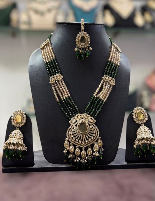 Beautiful designer long necklace set