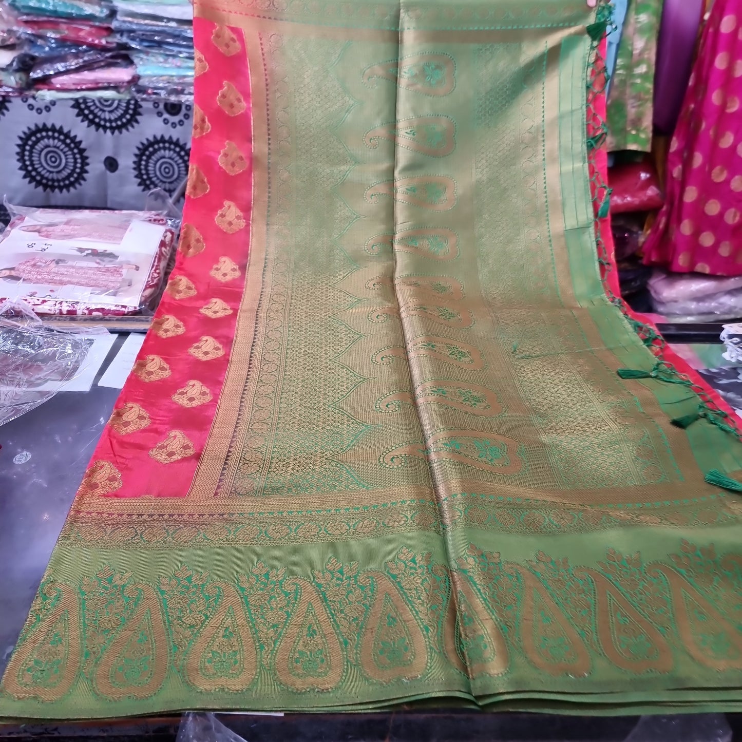 Beautiful designer silk saree