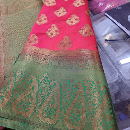 Beautiful designer silk saree