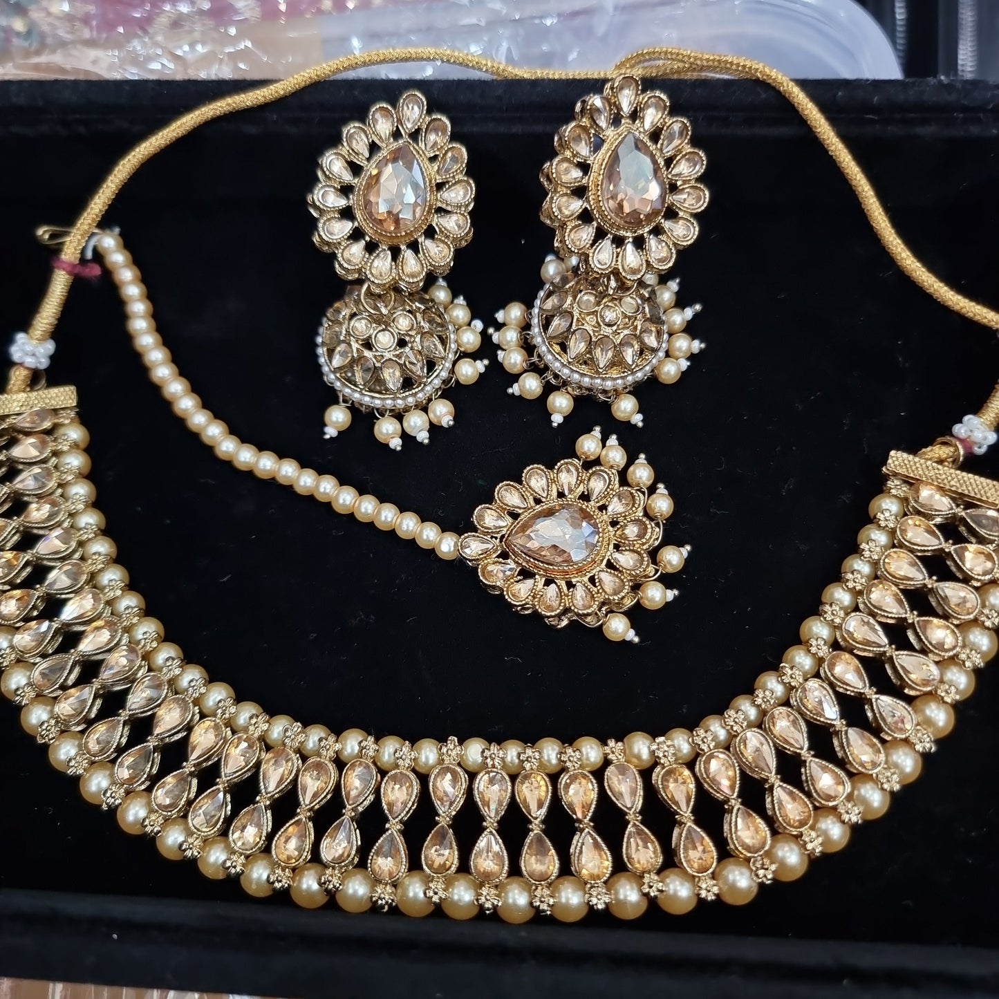 Beautiful designer necklace set