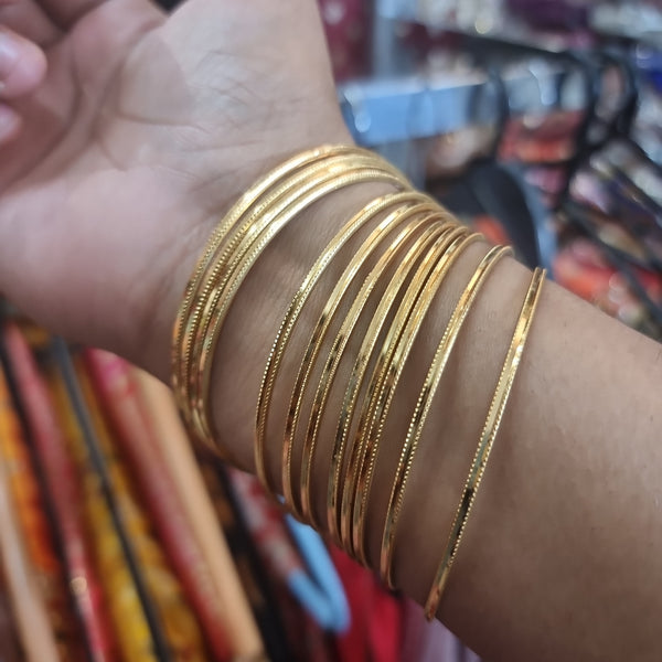 Beautiful gold plated bangles
