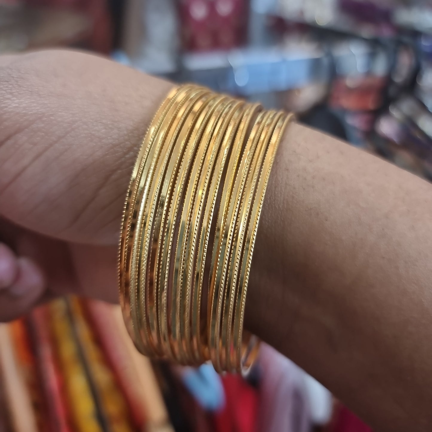 Beautiful gold plated bangles