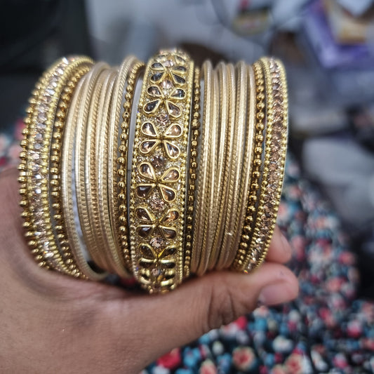 Beautiful designer metal bangles