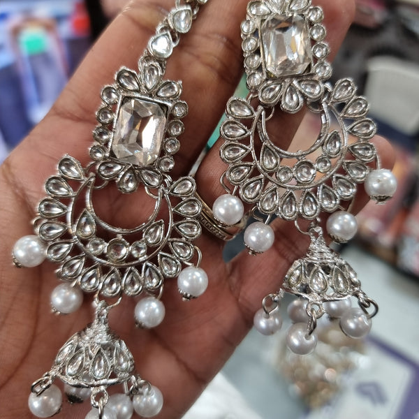 Beautiful designer long necklace n earings