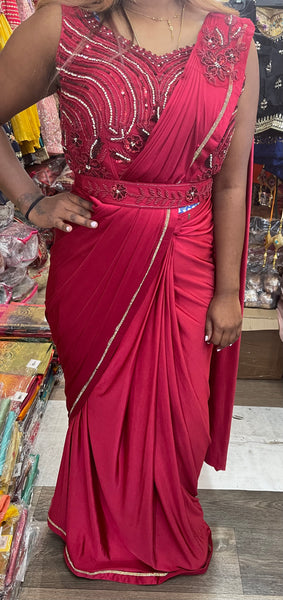 Beautiful designer ready to wear saree