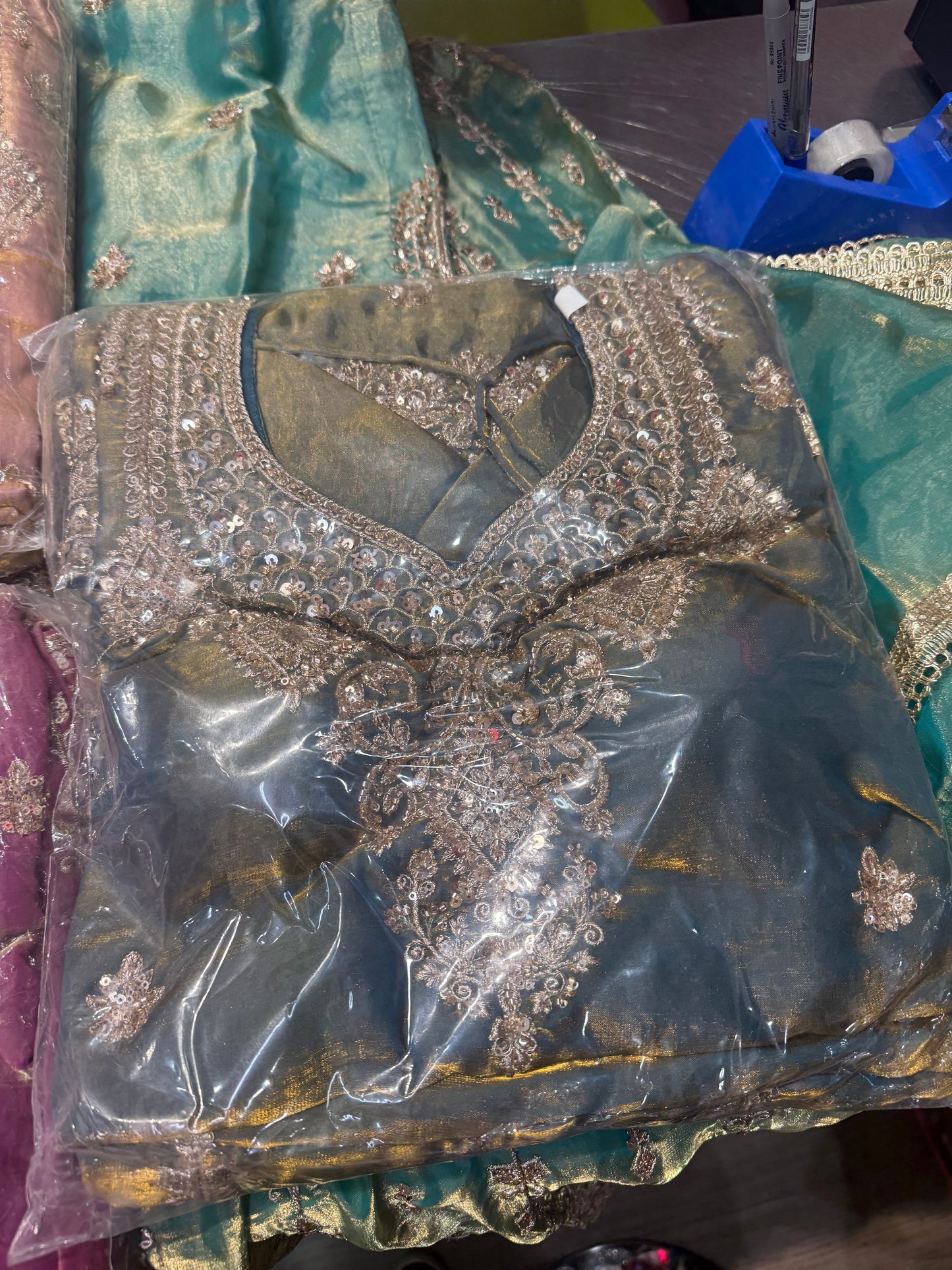 Beautiful designer plazo suit