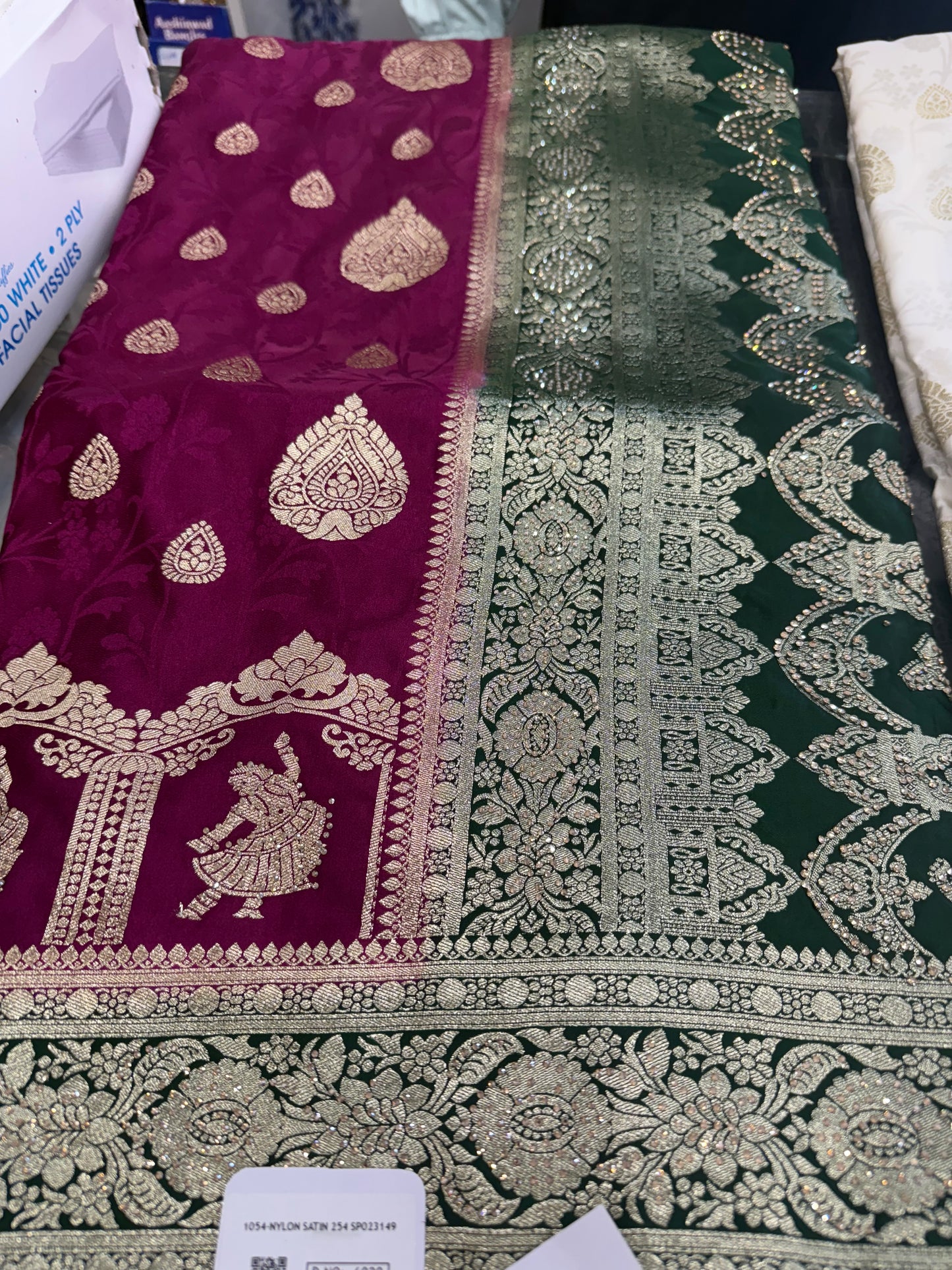 Beautiful designer pure silk saree