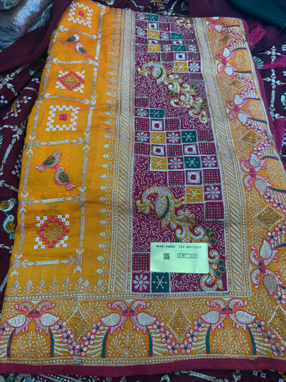 Beautiful designer fully embroidery saree