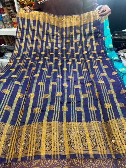 Beautiful designer silk saree