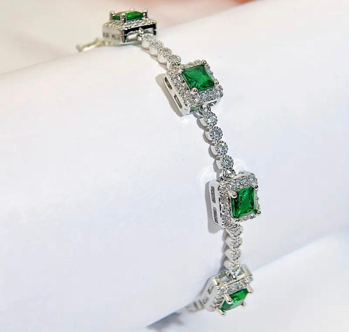 Beautiful designer American diamond bracelet