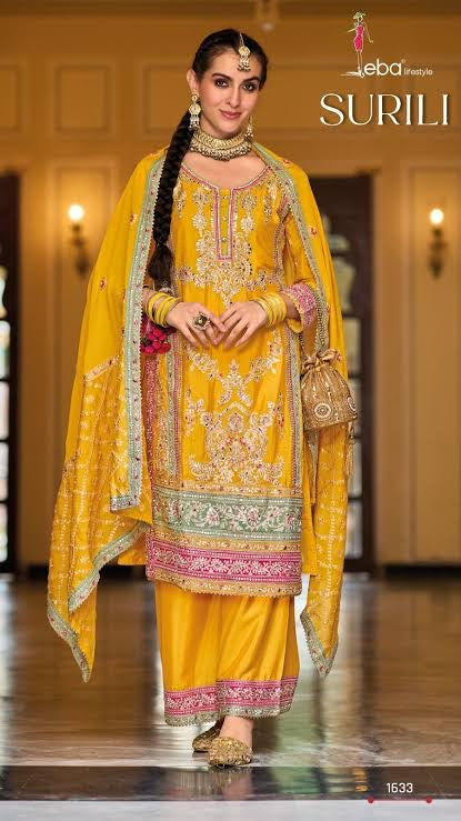 Beautiful designer plazo suit