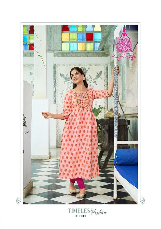 Beautiful designer nayra cut kurti