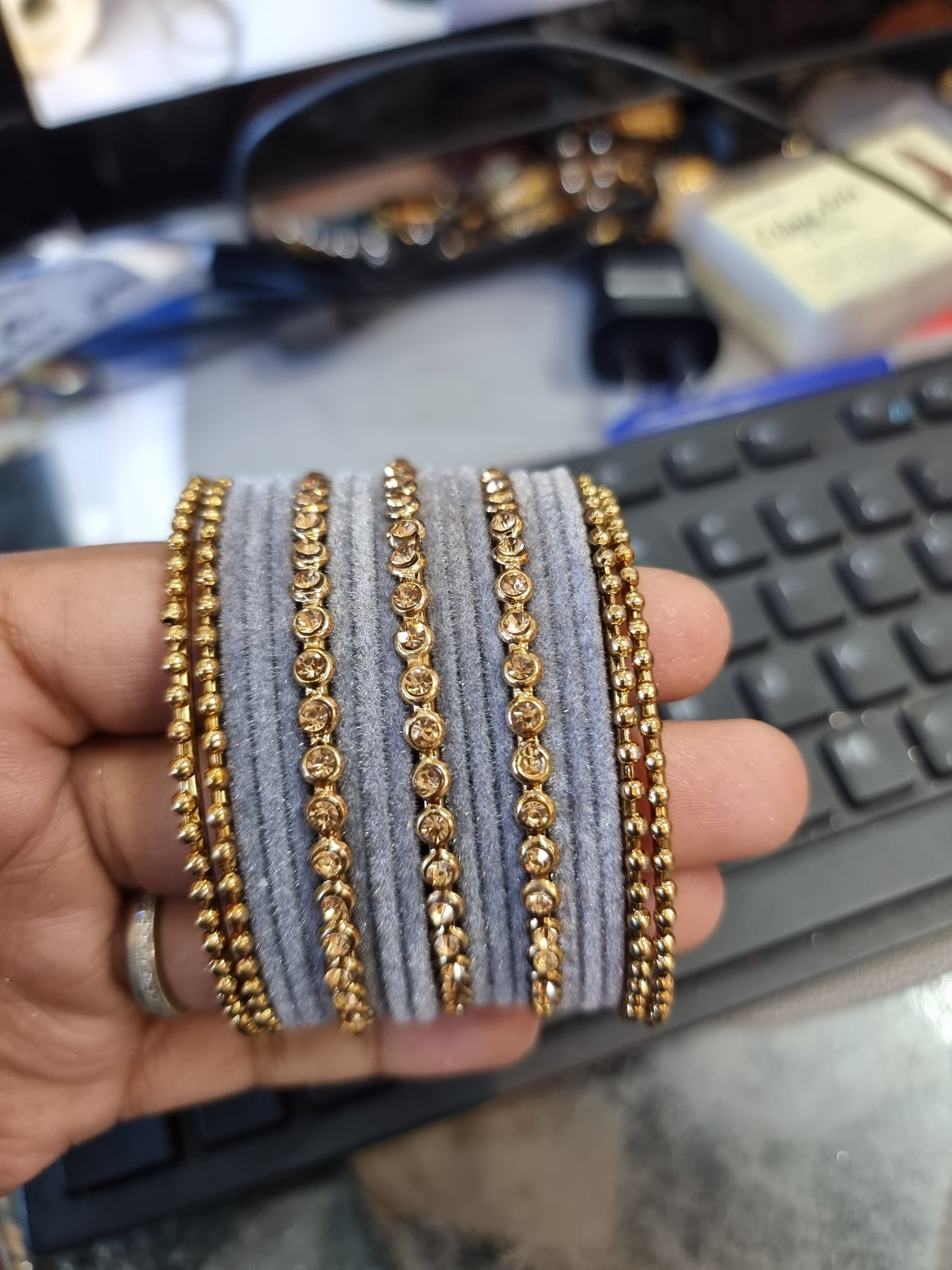 Beautiful designer metal bangles