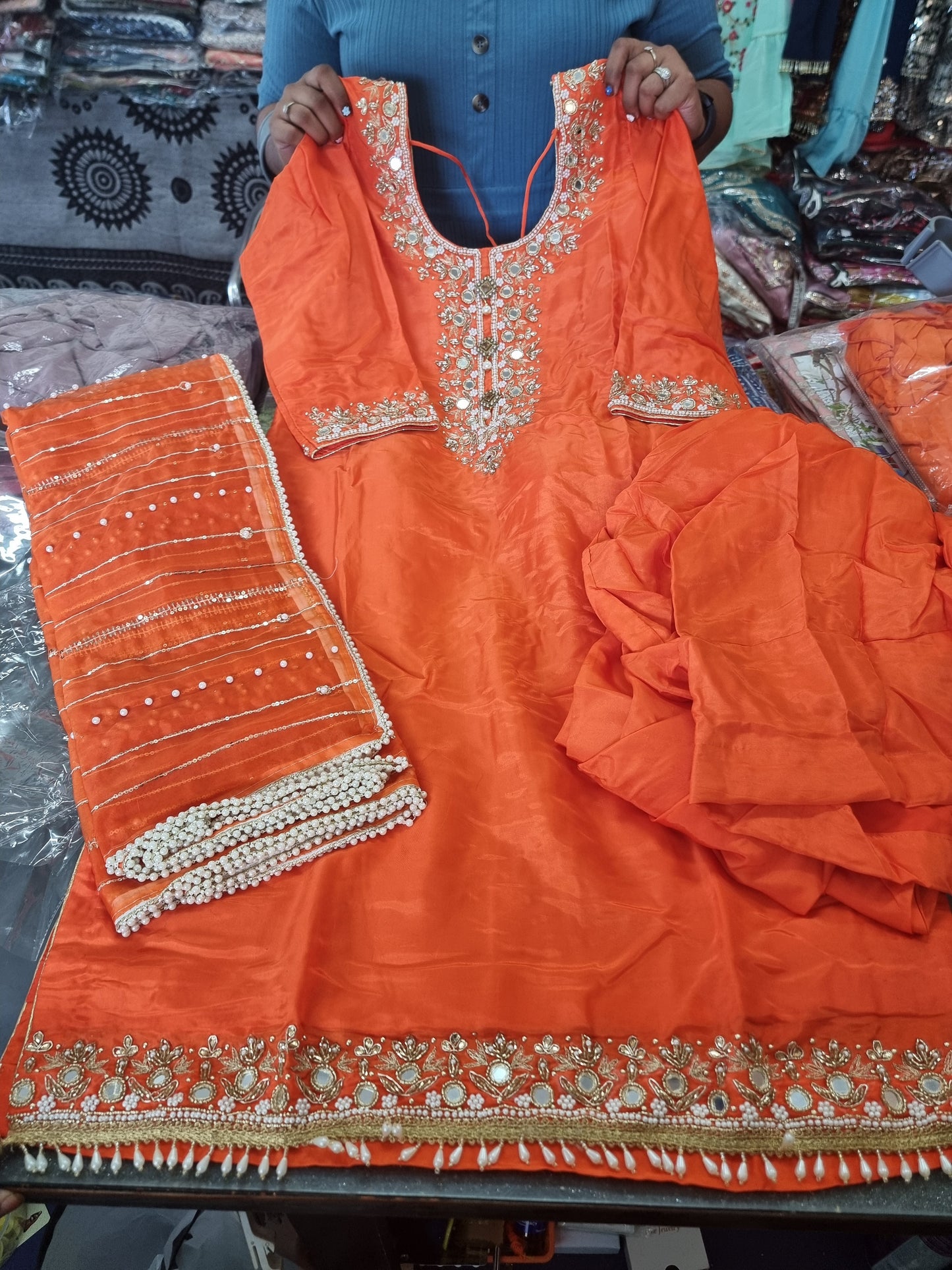 Beautiful designer punjabi patiala suit