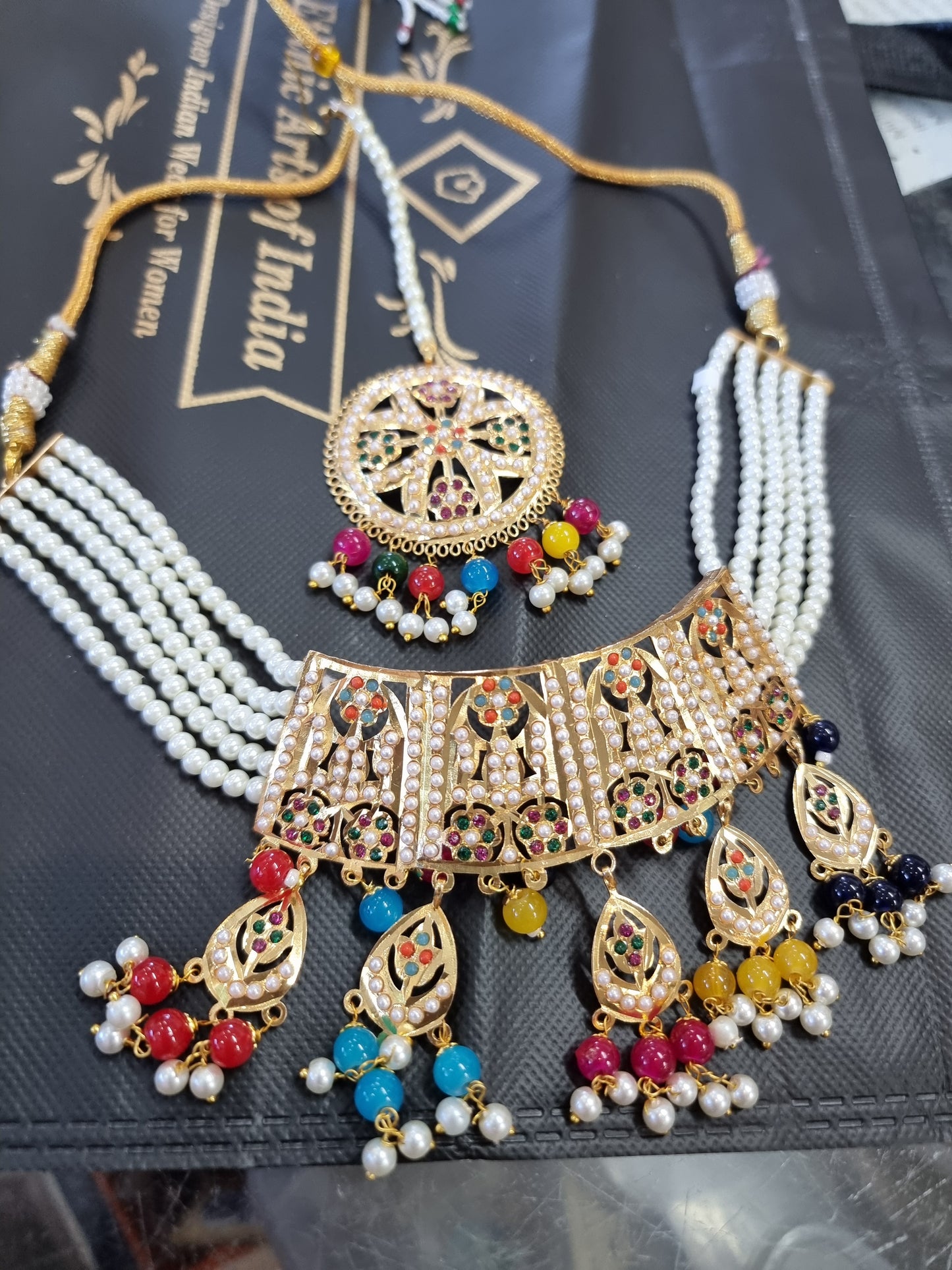 Beautiful designer necklace set traditional style