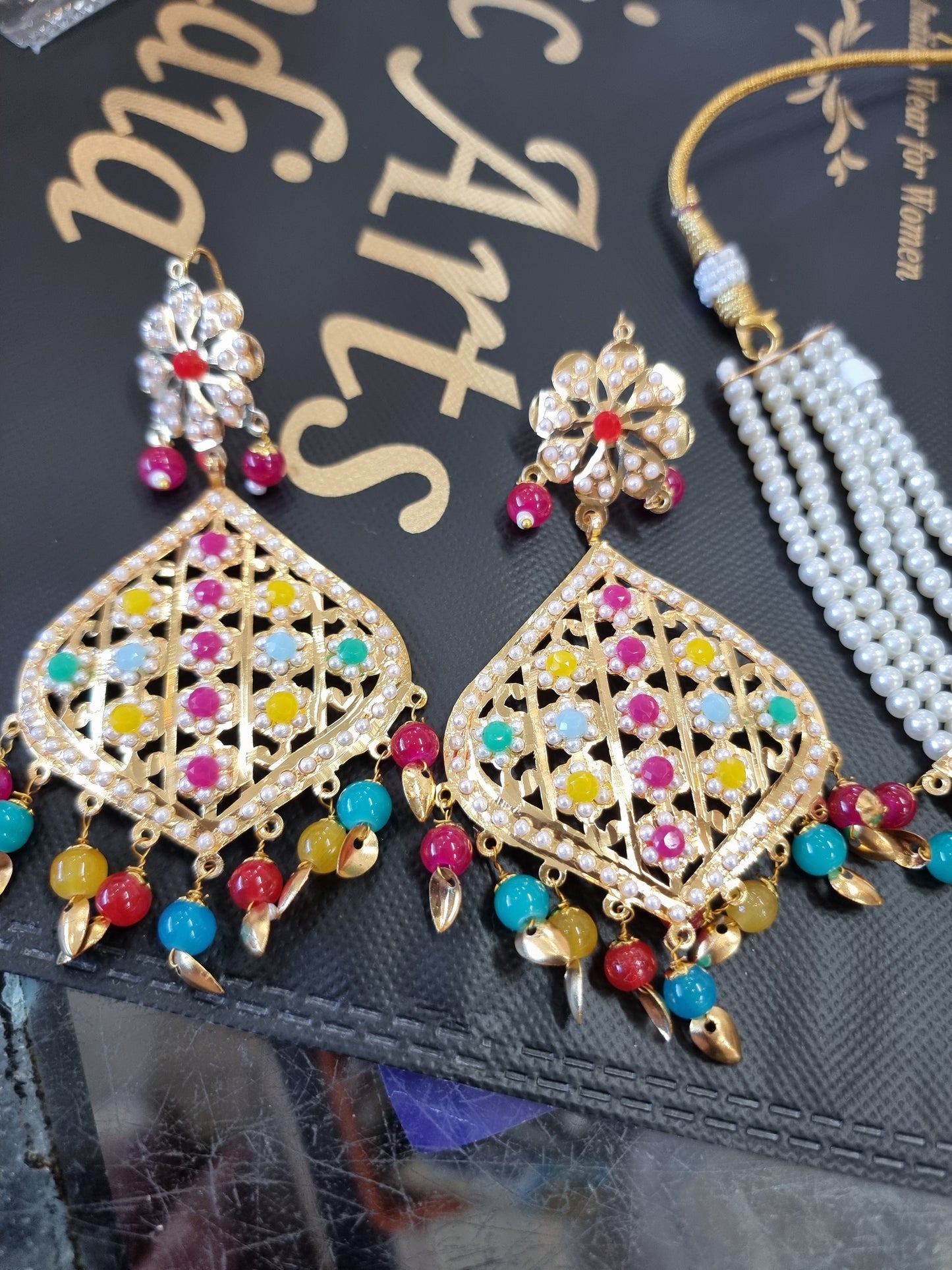 Beautiful designer necklace set traditional style