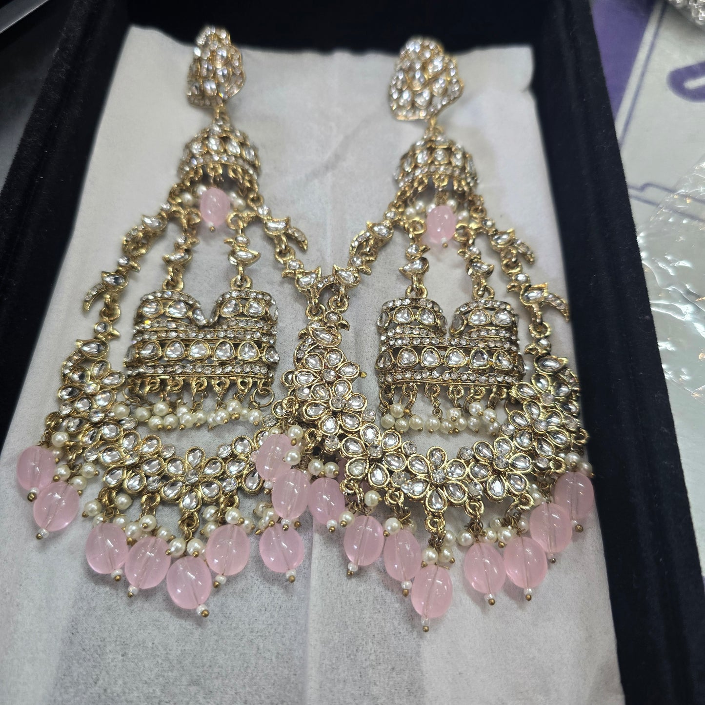 Beautiful designer oversize earrings