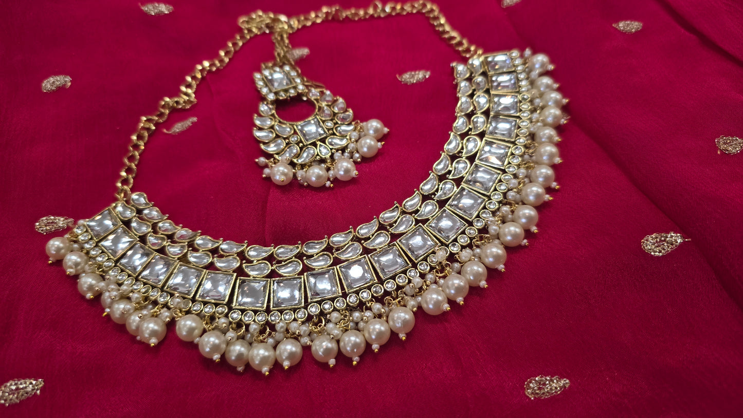 Beautiful designer necklace set