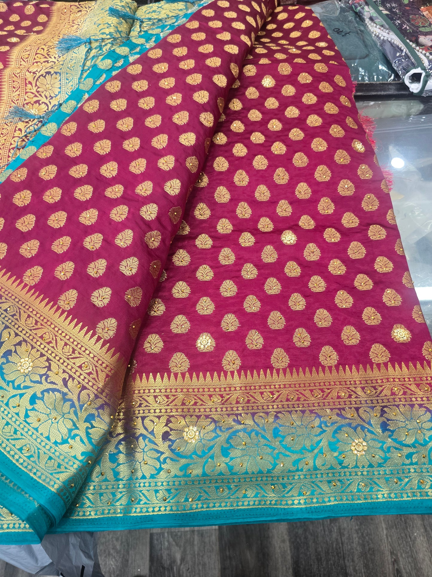 Beautiful designer silk saree