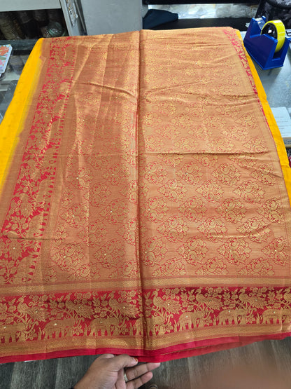 Beautiful designer silk saree