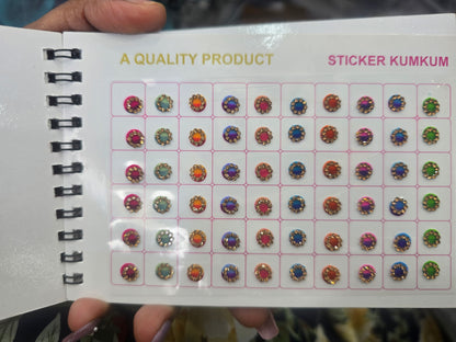 Beautiful designer gold stone tikka/bindi book
