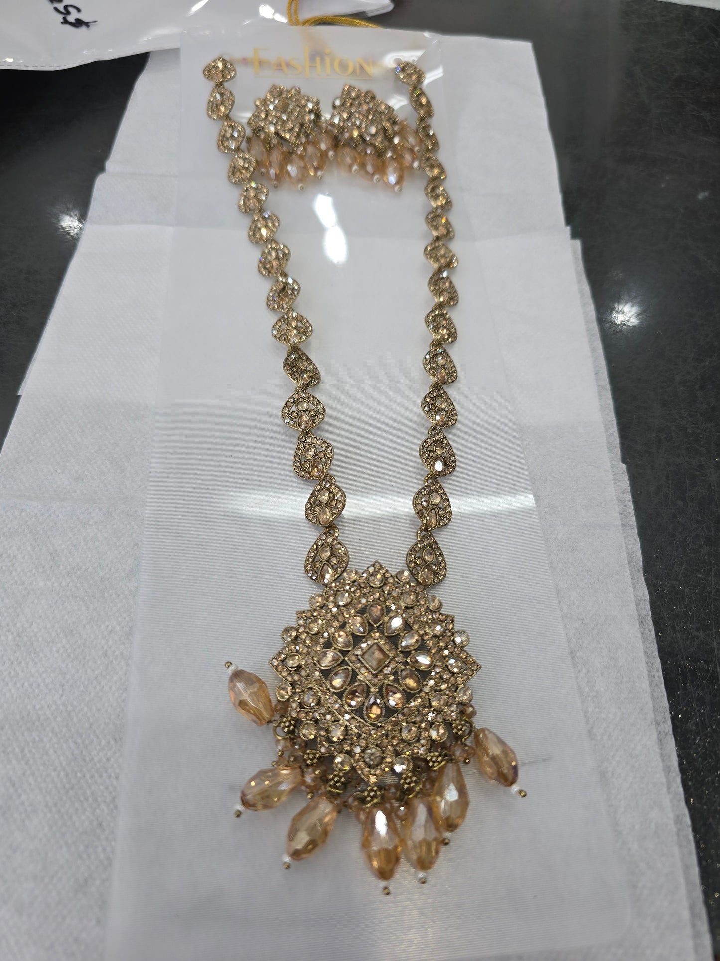 Beautiful designer long necklace set