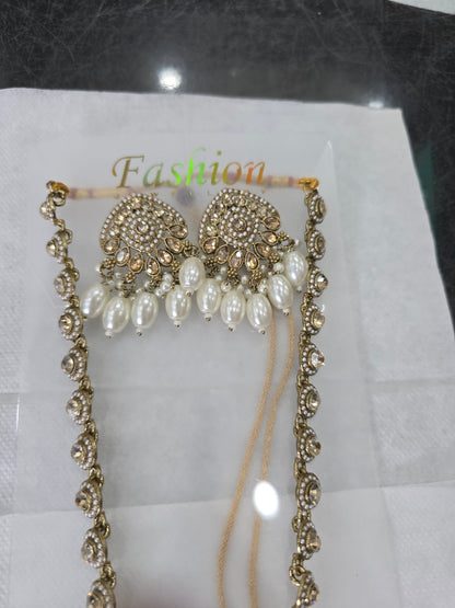 Beautiful designer long necklace set