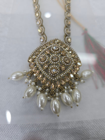 Beautiful designer long necklace set