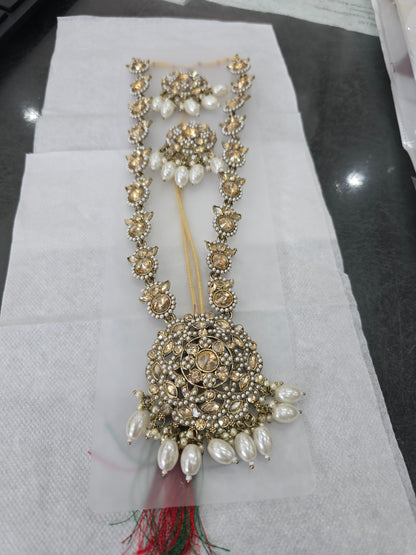 Beautiful designer long necklace set