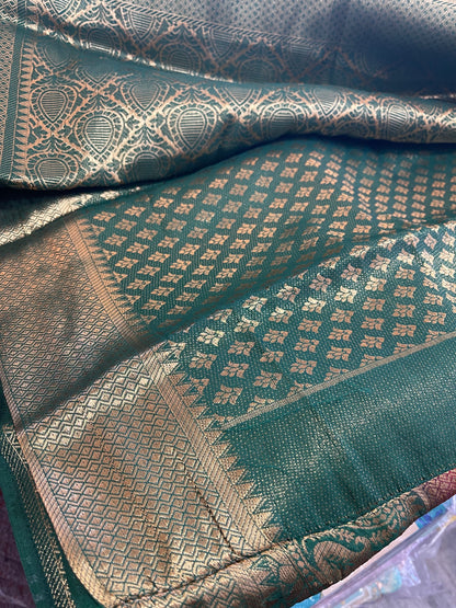 Beautiful designer silk saree