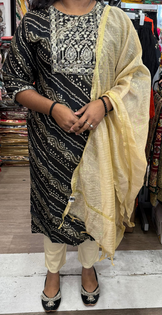 Beautiful designer straight Pakistan style suit