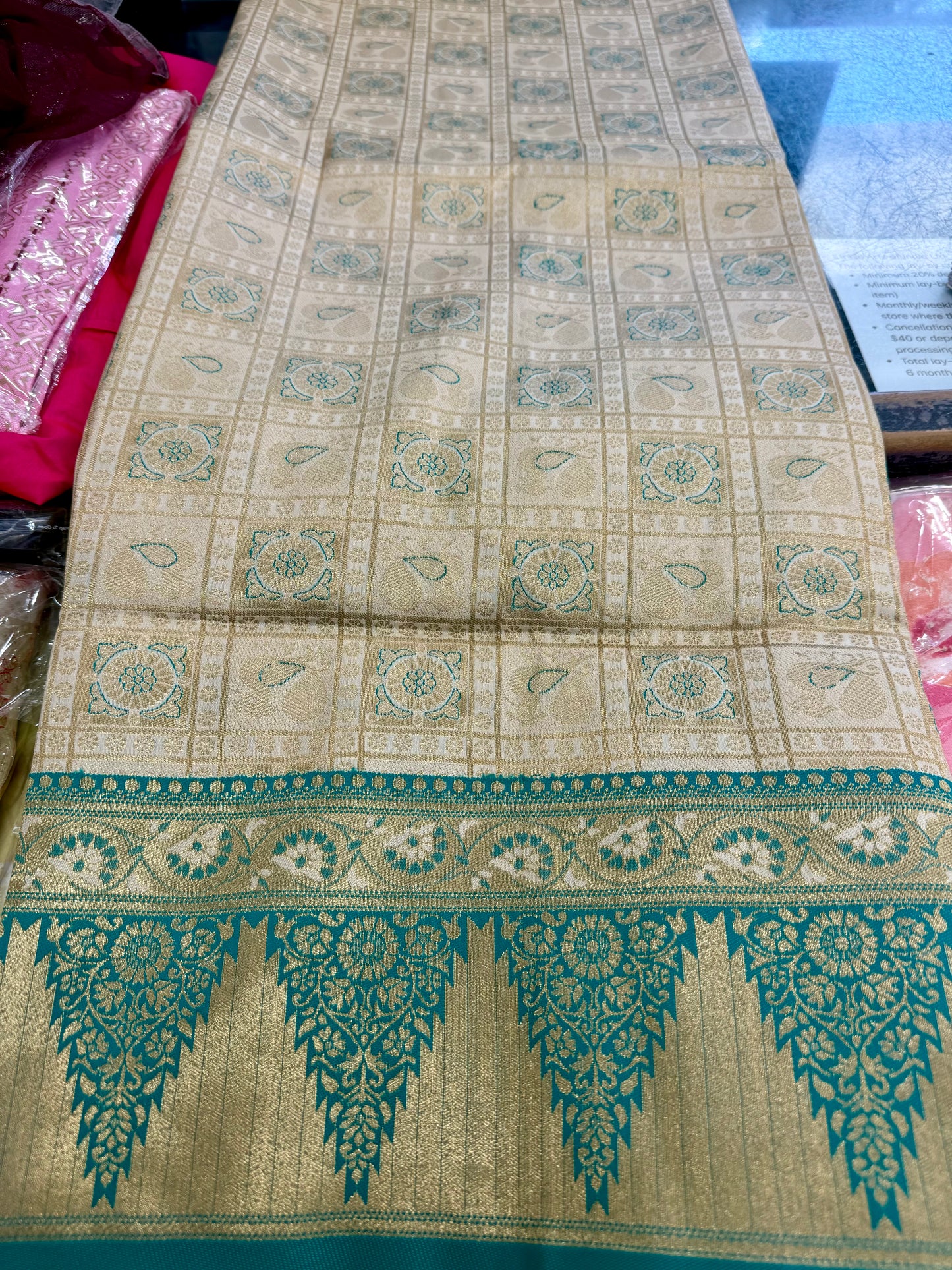 Beautiful designer silk saree