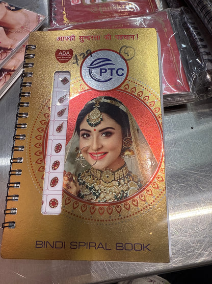 Beautiful designer gold stone tikka/bindi book