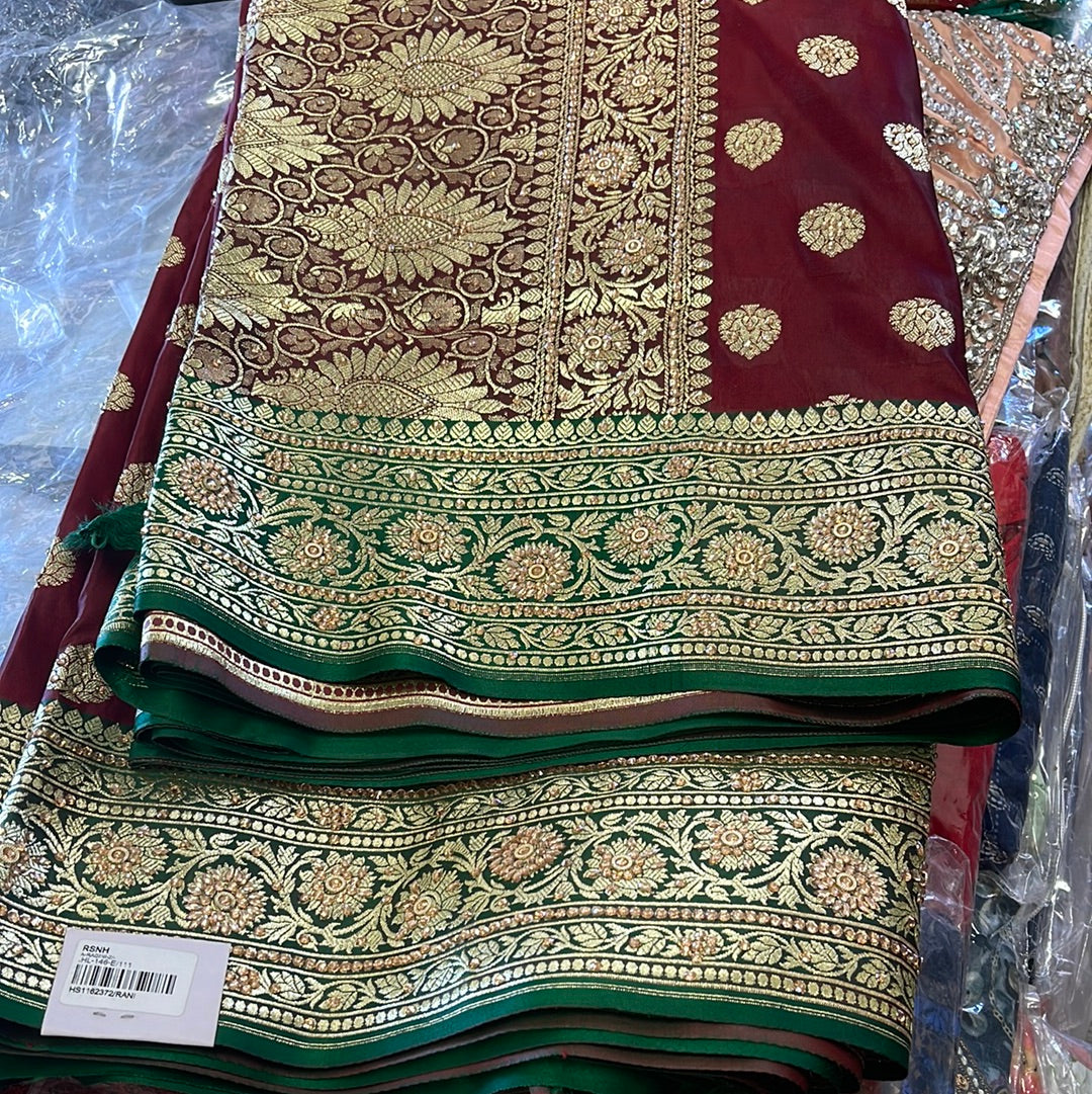 Beautiful designer pure silk saree