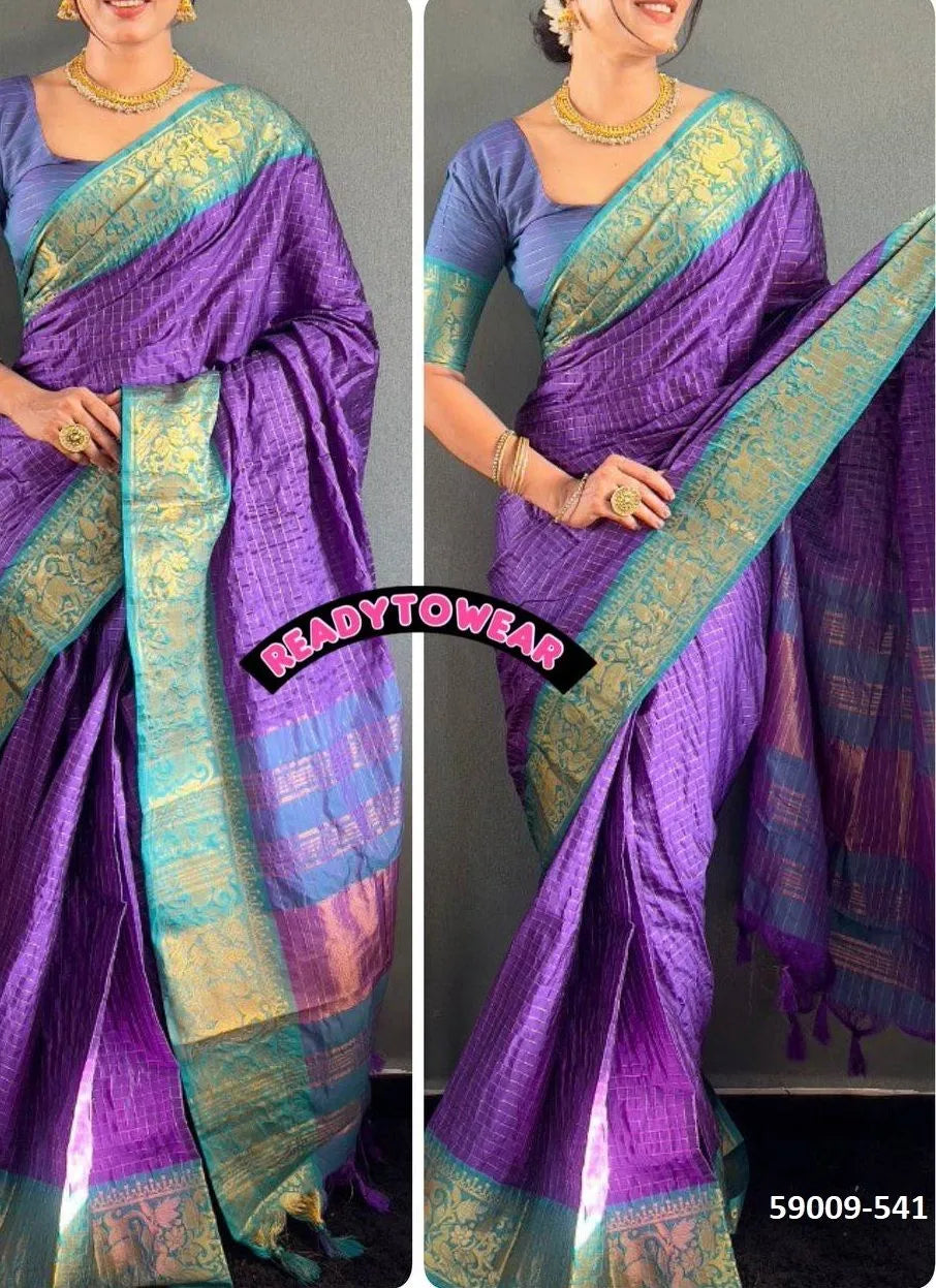 Beautiful designer ready to wear one minute saree