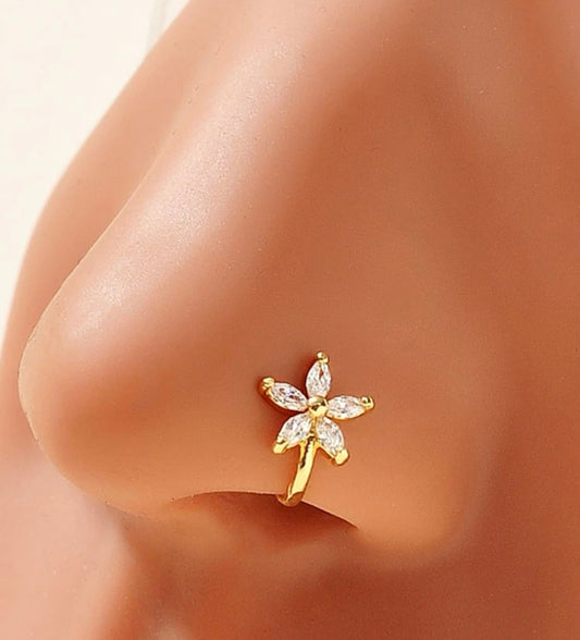 Beautiful designer stone nose ring