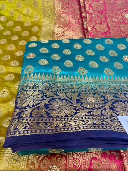 Beautiful designer silk saree