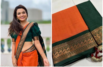 Beautiful designer cotton silk saree