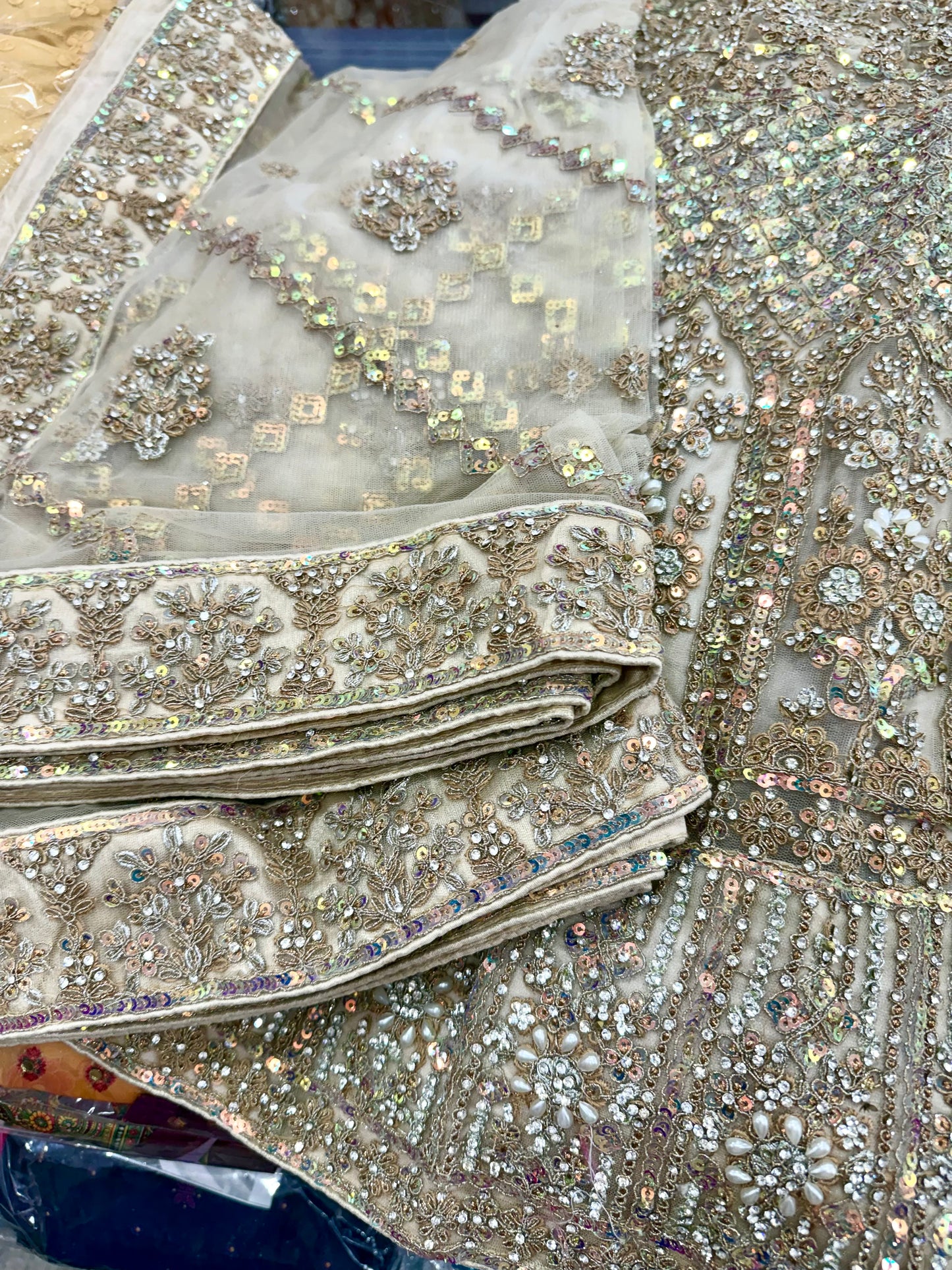 Beautiful designer heavily embroidery lengha choli