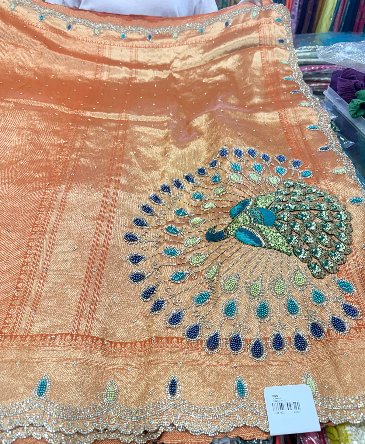 Beautiful designer pure silk saree