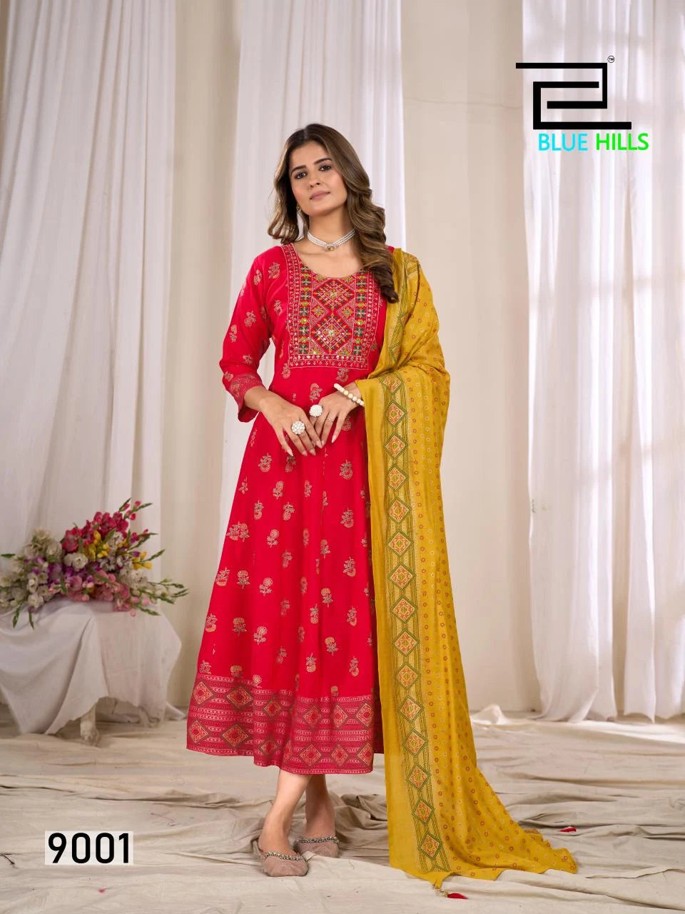 Beautiful designer Kurti with dupatta