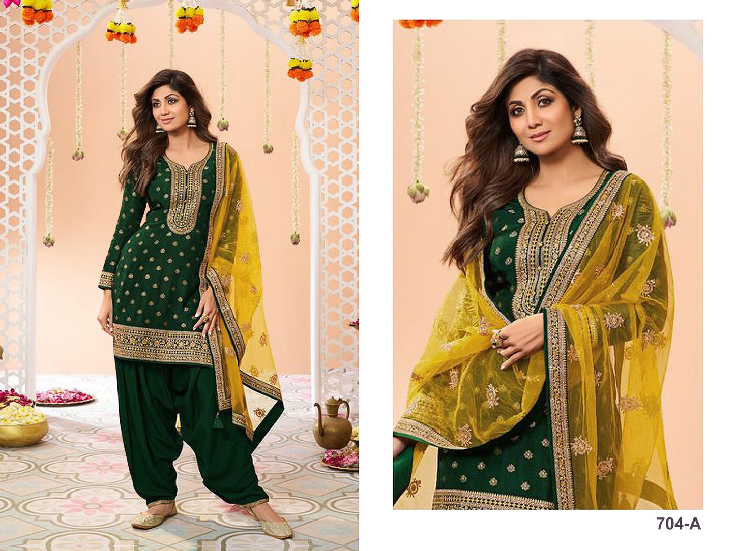 Beautiful designer Punjabi patiala suit