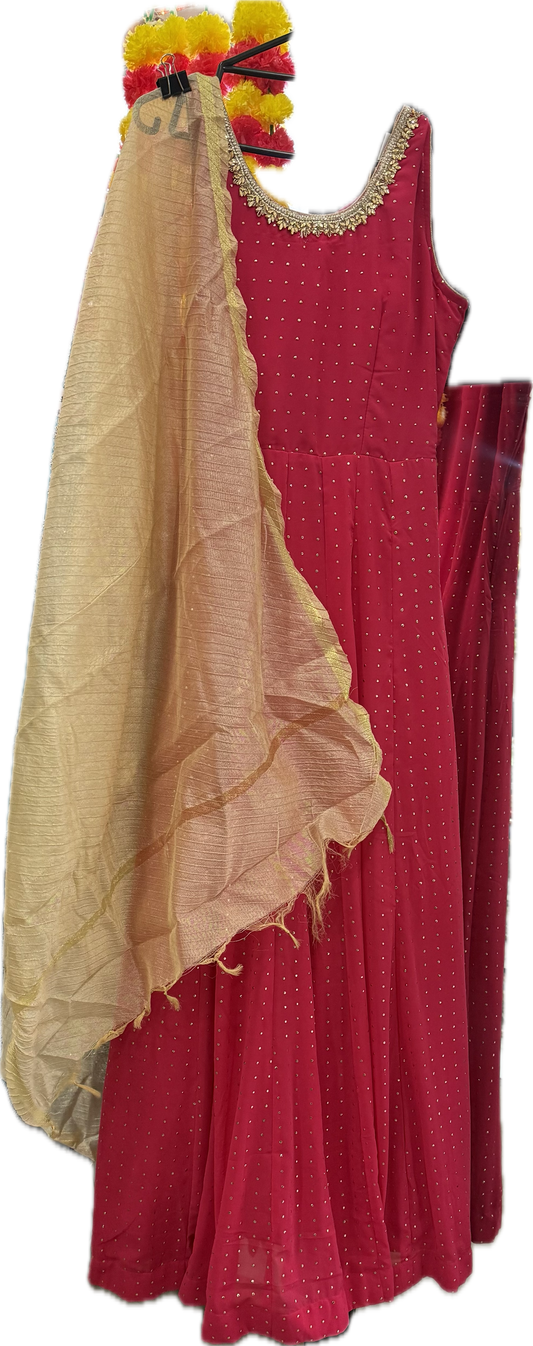 Beautiful designer gown style anarkali