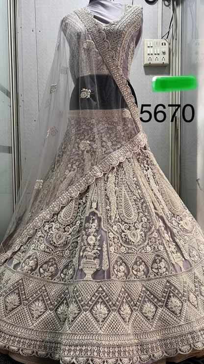 Beautiful designer heavily embroidery lengha choli