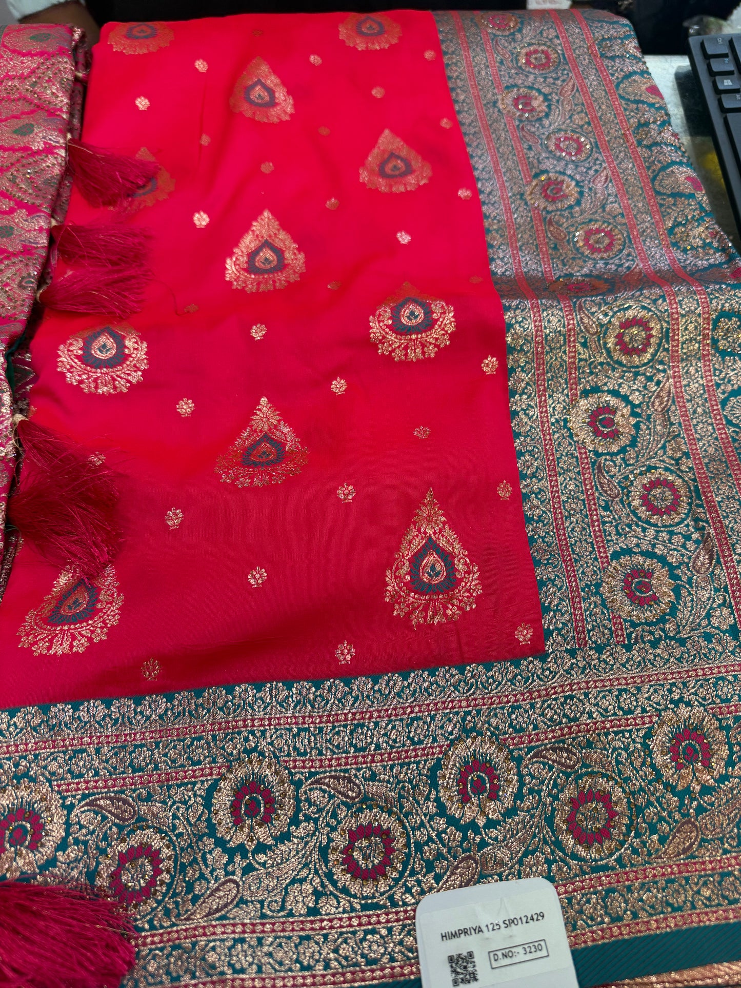 Beautiful designer silk saree