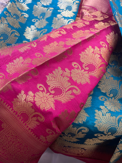 Beautiful designer silk saree