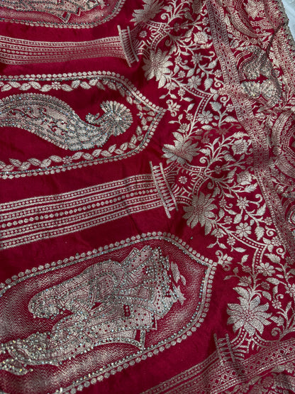 Beautiful designer pure silk saree